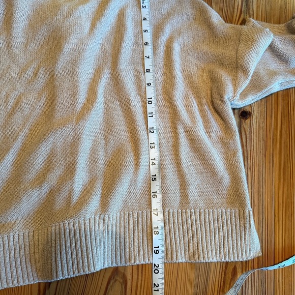 Quince 100% Organic Cotton Cropped Cardigan Small Cement Marl Airy Layer Cozy - Picture 11 of 12